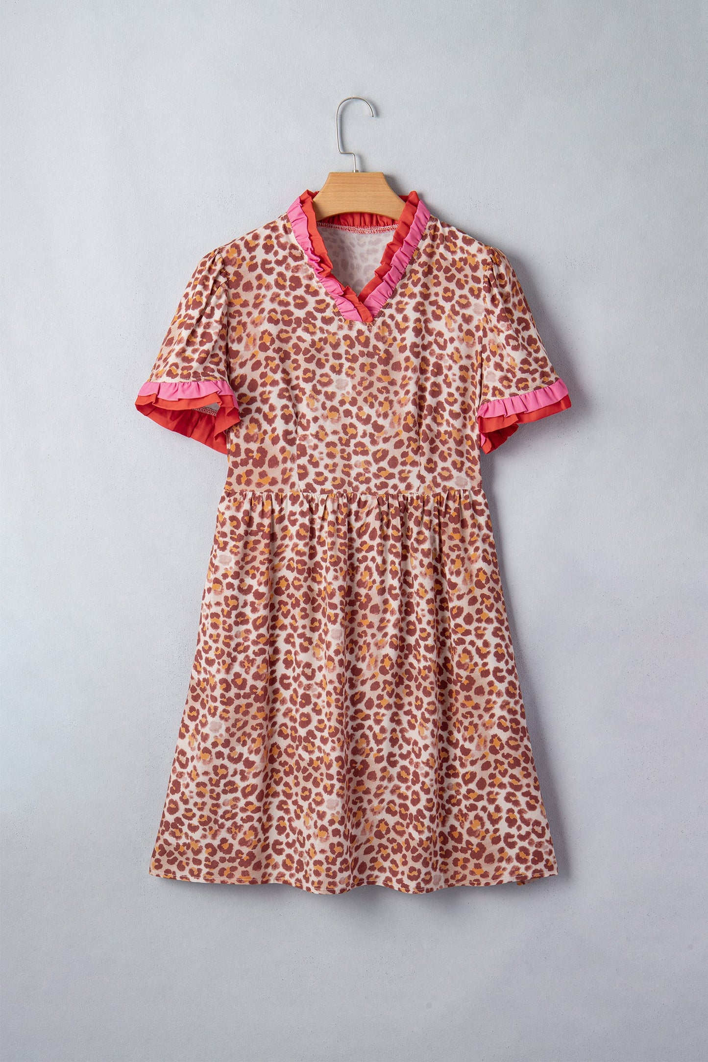 Hazel Blues® | Untamed Dress | Leopard Ruffle Dress