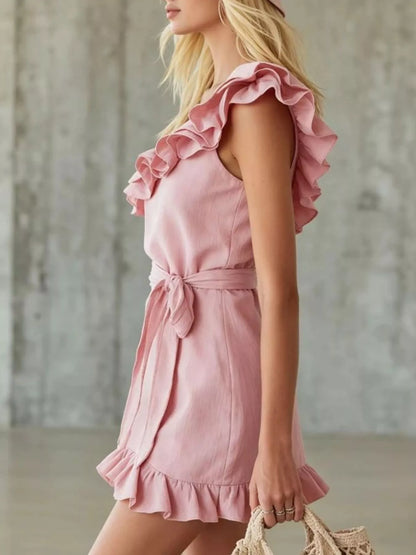 Ruffle Romance Dress | Ruffle Dress