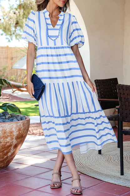 Hazel Blues® |  Stripe Right Dress | Striped Dress