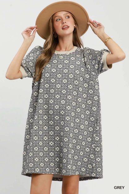 Sunday Bloom Dress | Floral Puff Sleeve Dress