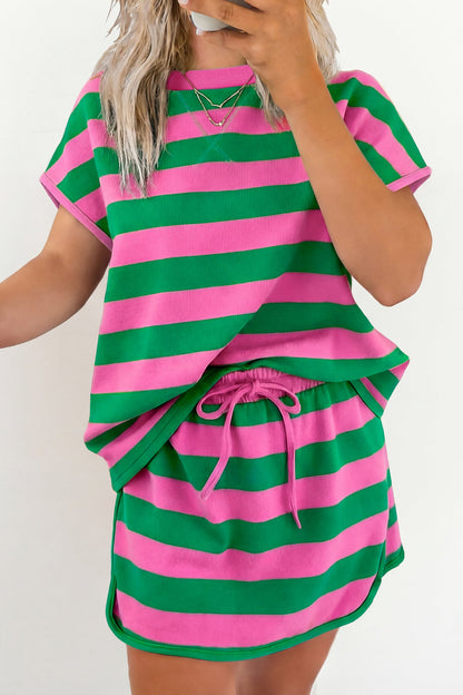 Hazel Blues® |  Stripe Right Dress | Pink Dress