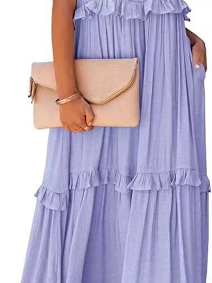 Hazel Blues® |  Ruffle Romance Dress | Ruffle Dress