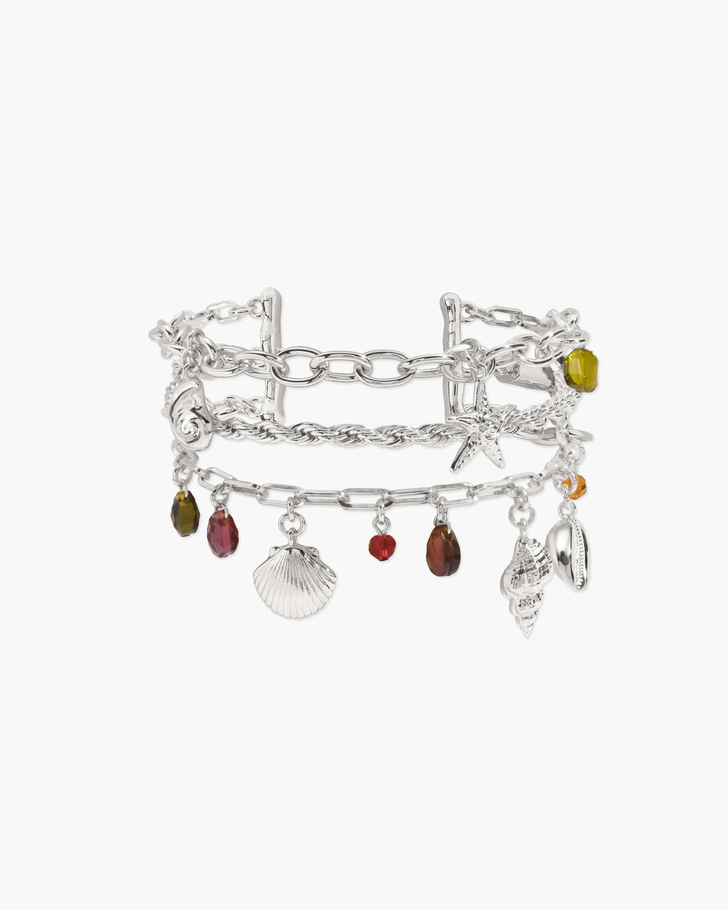 Coral Dancer Charm Bracelet