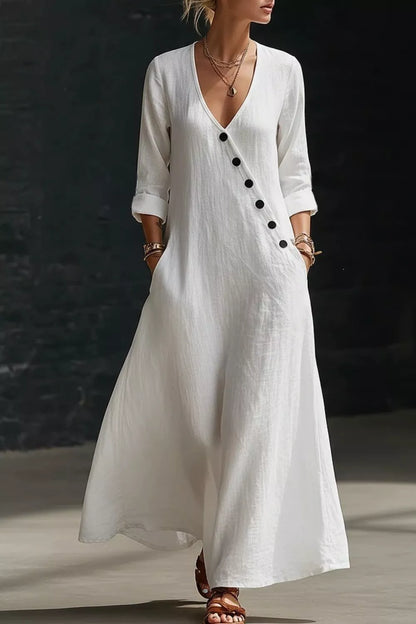 Hazel Blues® |  Surplice Long Sleeve Maxi Dress