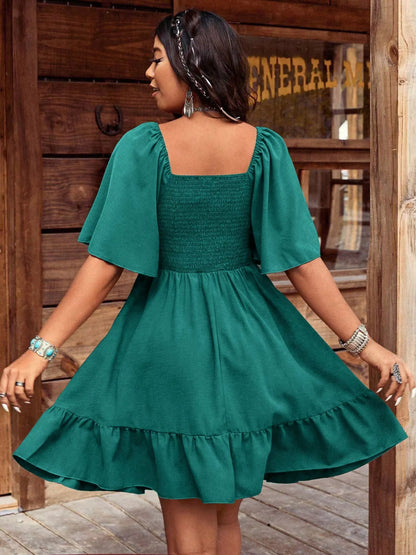 Stitched with Love Dress | Embroidered Dress