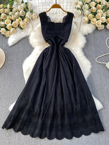 Hazel Blues® |  Lace Detail Sleeveless Dress