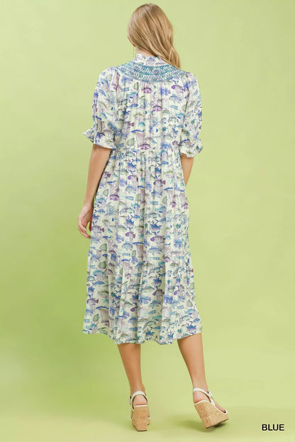 Hazel Blues® |  Easy Does It Dress | Tiered Dress