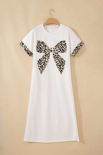 Hazel Blues® |  Spot On Dress | Leopard Bow Dress