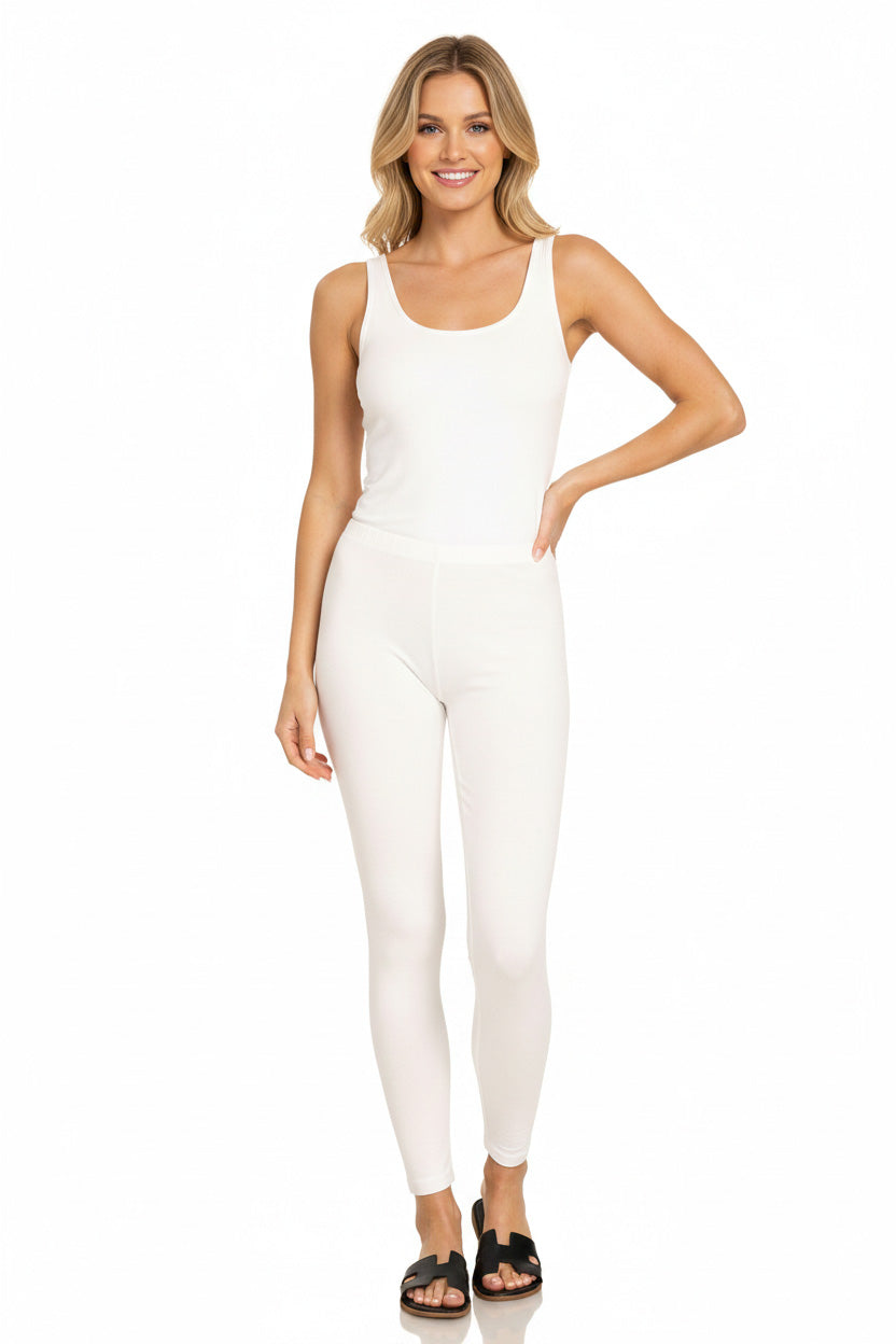 Hazel Blues® |  Zenana Premium Cotton Full Length Leggings
