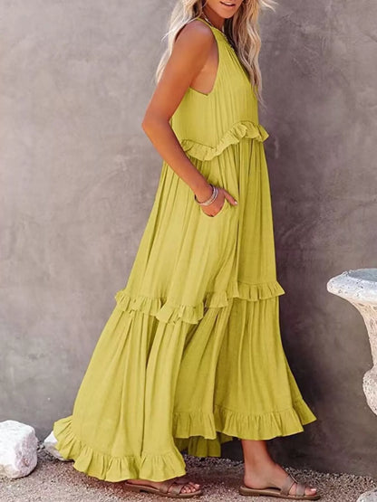 Hazel Blues® |  Ruffle Romance Dress | Ruffle Dress