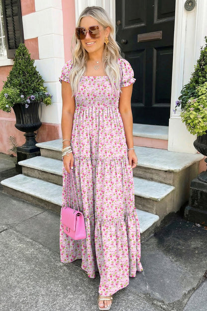 Hazel Blues® |  Sunday Bloom Dress | Floral High Rise Dress