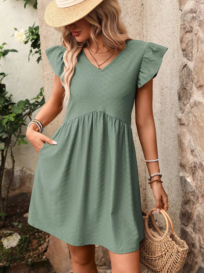 Hazel Blues® |  Ruffle Romance Dress | Ruffle Dress