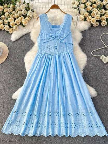 Hazel Blues® |  Lace Detail Sleeveless Dress