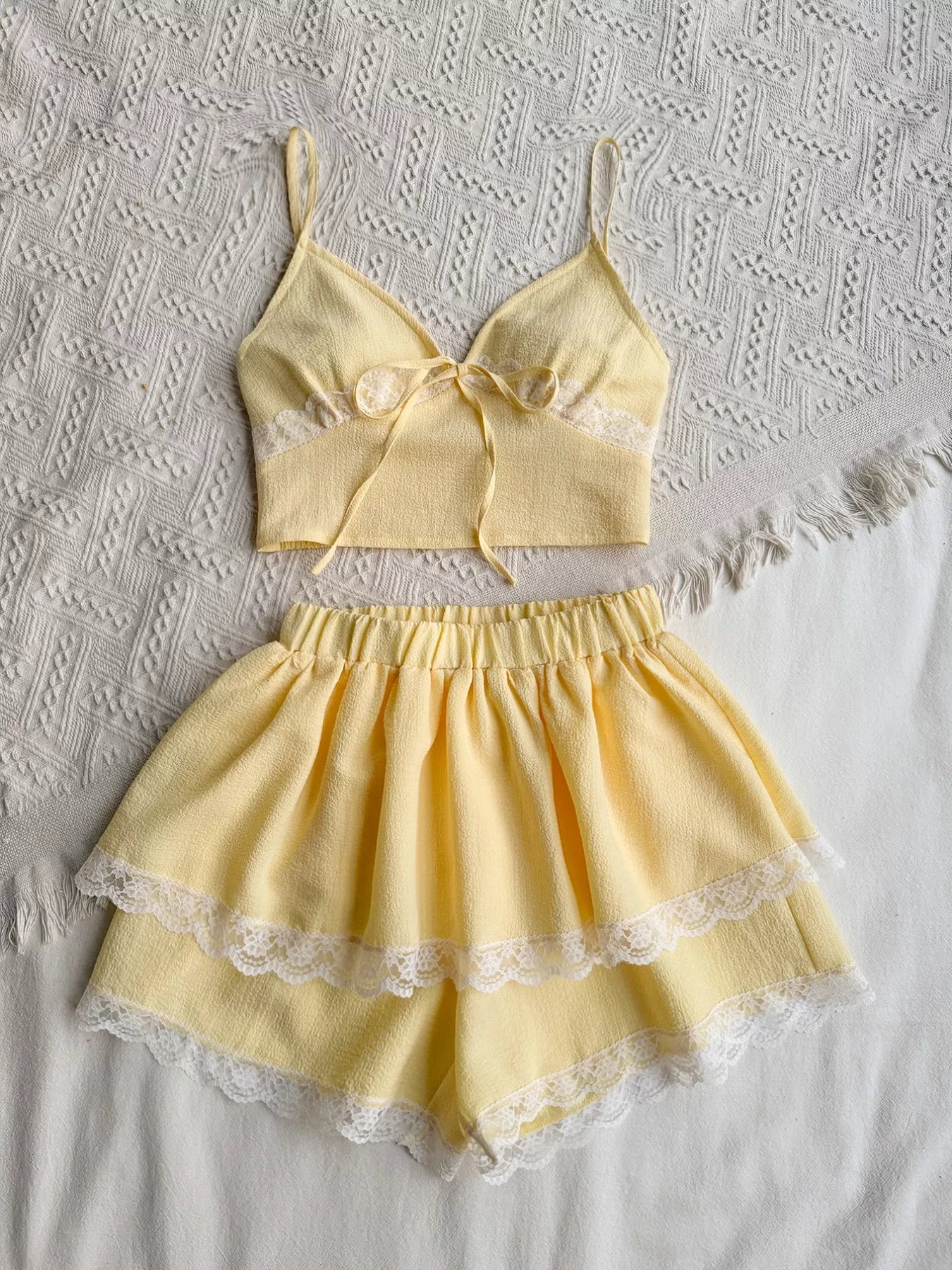 Hazel Blues® |  Smocked Cami and Skirt Set