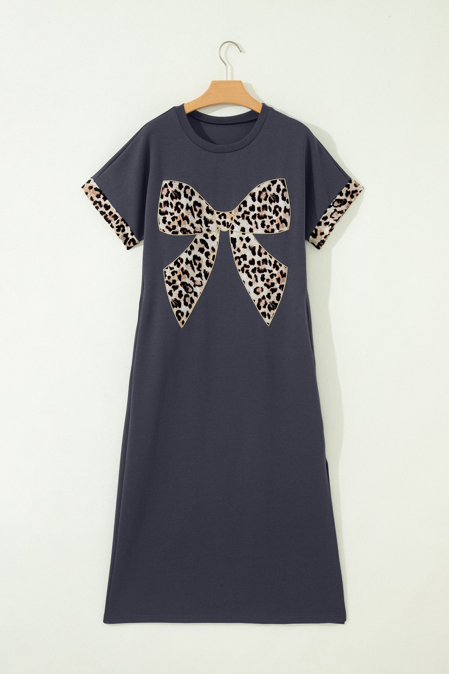 Hazel Blues® |  Spot On Dress | Leopard Bow Dress