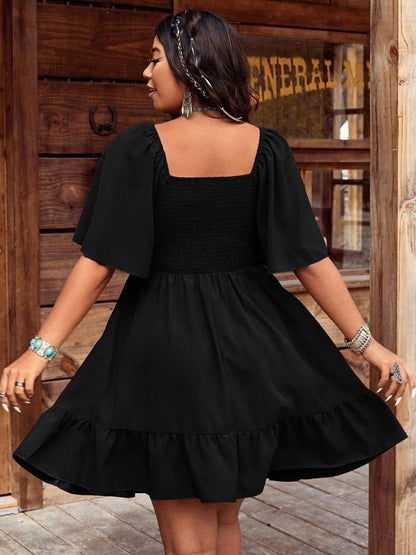 Stitched with Love Dress | Embroidered Dress