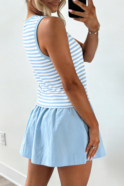 Hazel Blues® |  Stripe Right Dress | Ruffle Dress