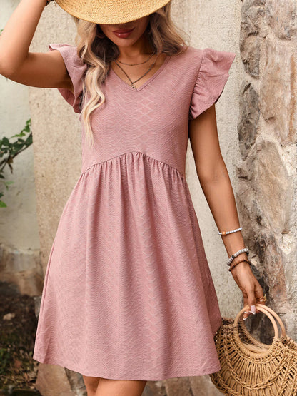 Hazel Blues® |  Ruffle Romance Dress | Ruffle Dress