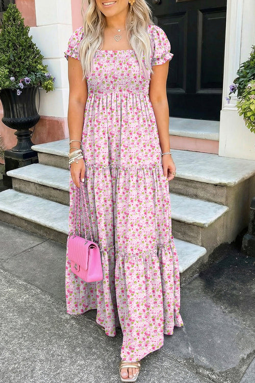 Hazel Blues® |  Sunday Bloom Dress | Floral High Rise Dress