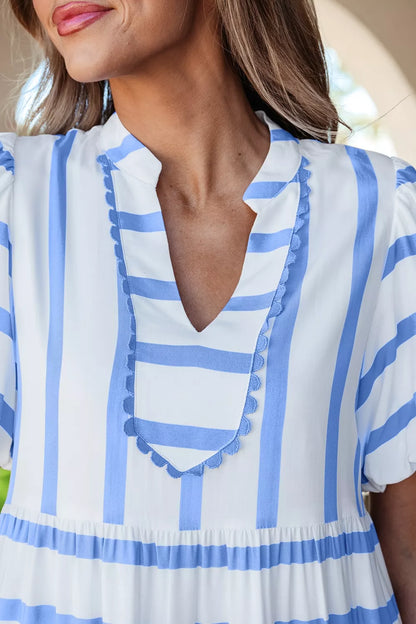 Hazel Blues® |  Stripe Right Dress | Striped Dress