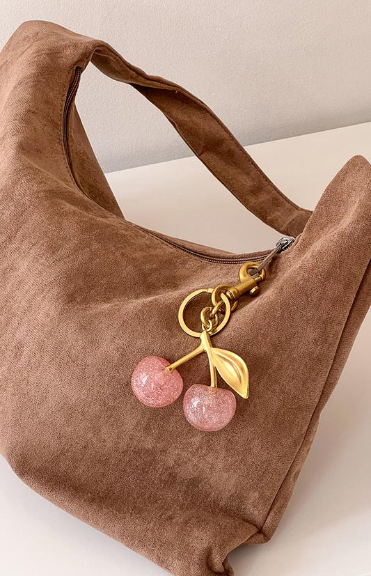 Cherry Pink Keyring