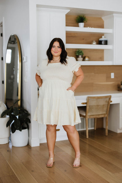 Hazel Blues® |  Cute Situation Square Neck Dress