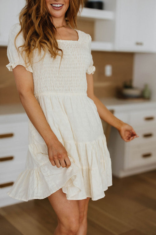 Hazel Blues® |  Cute Situation Square Neck Dress
