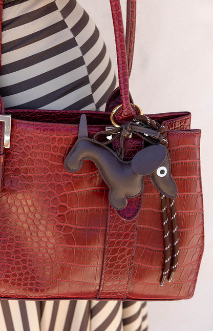 Dachshund Braided Bag Charm