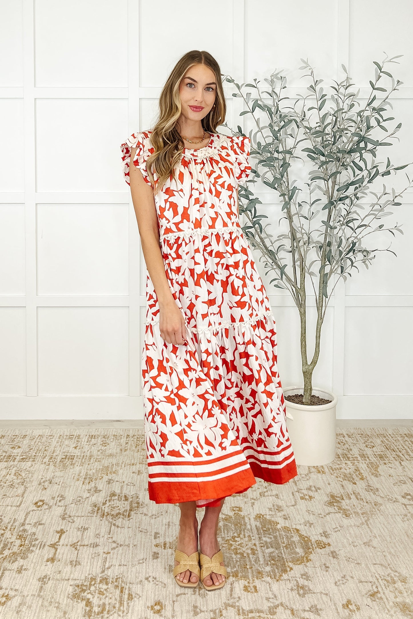 Hazel Blues® |  Easy Does It Dress | Tiered Dress