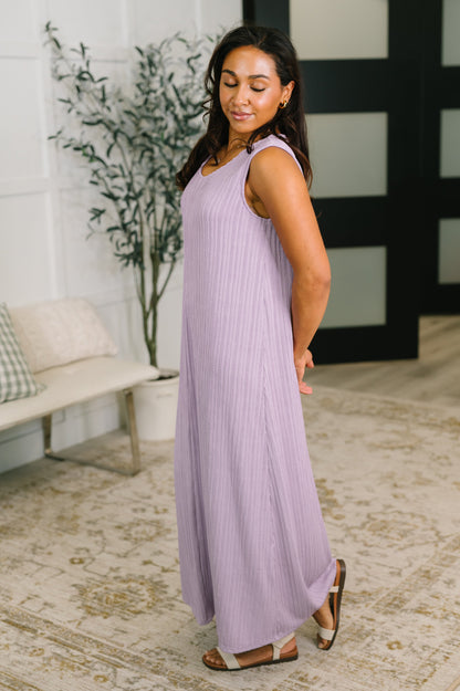 Hazel Blues® |  Everything She Wants Sleeveless Maxi Dress in Lavender