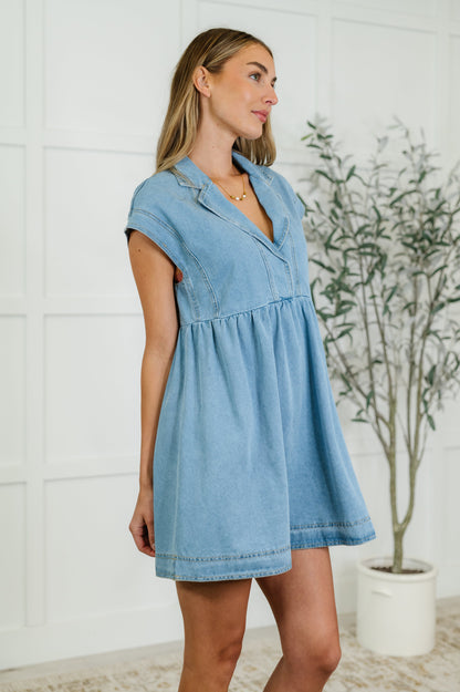 Hazel Blues® |  Rodeo Darlin' Dress | Western Denim Dress