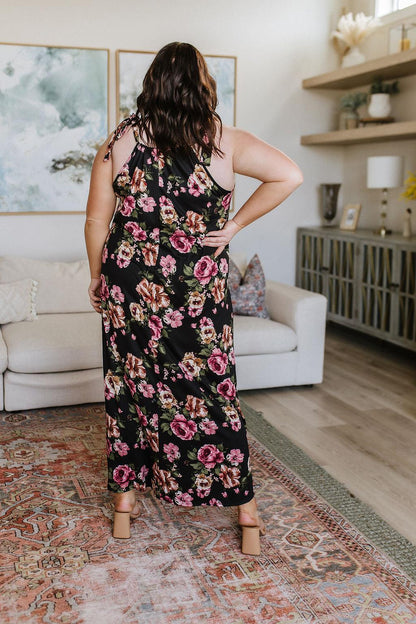 Hazel Blues® |  Fortuitous in Floral Maxi Dress