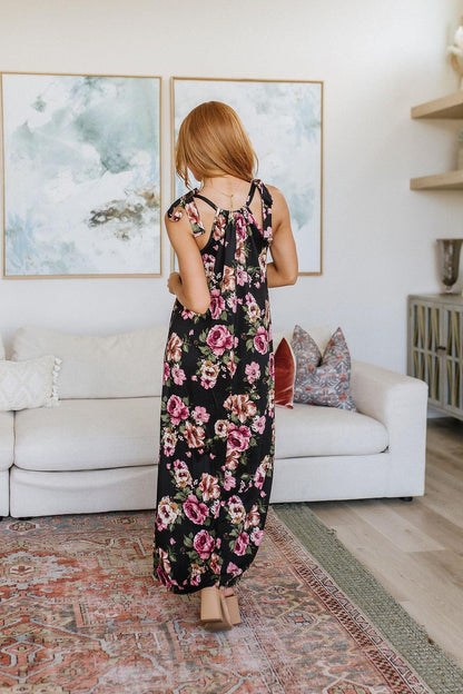 Hazel Blues® |  Fortuitous in Floral Maxi Dress