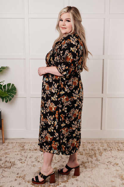 Hazel Blues® |  Look My Way Smocked Bodice Button Down Dress