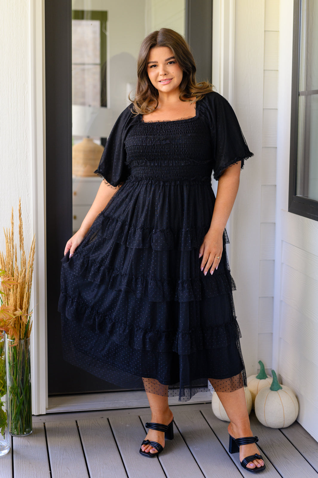 Hazel Blues® |  Midnight Waltz Midi Dress