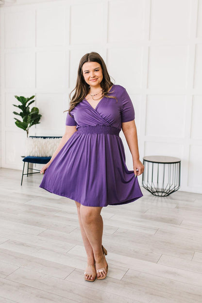 Hazel Blues® |  Miss Independent V-Neck Dress