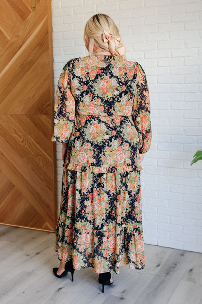 Hazel Blues® |  My Heart Will Go On Tiered Balloon Sleeve Dress