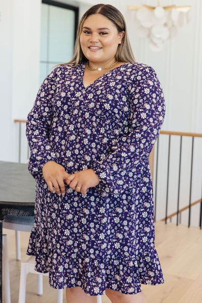 Hazel Blues® |  Since You’ve Been Gone Floral V-Neck Dress
