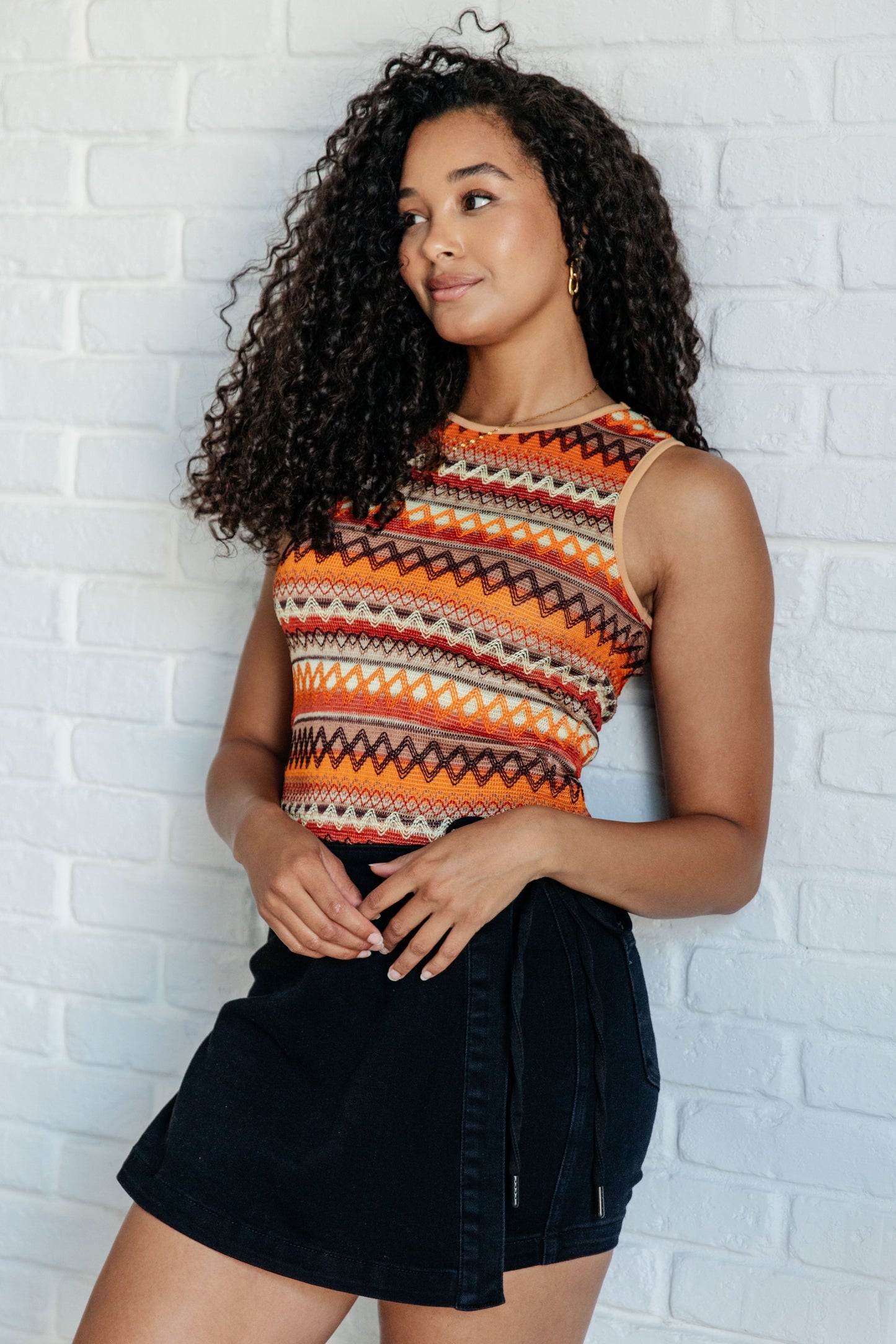 Hazel Blues® |  Up in My Feelings Knit Tank