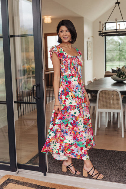 Hazel Blues® |  Walk in the Flowers Maxi Dress