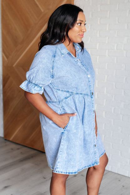 Hazel Blues® |  Westward Movement Denim Shirtdress