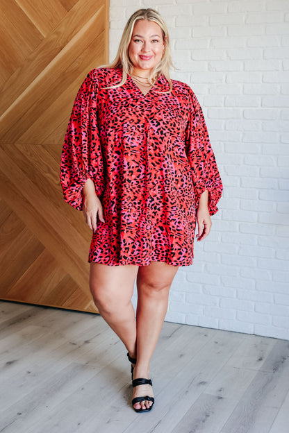 Hazel Blues® |  Wild About Life Animal Print Dress