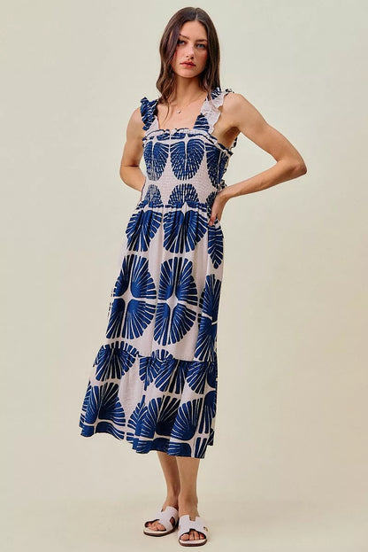 Hazel Blues® |  Easy Does It Dress | Tiered Dress