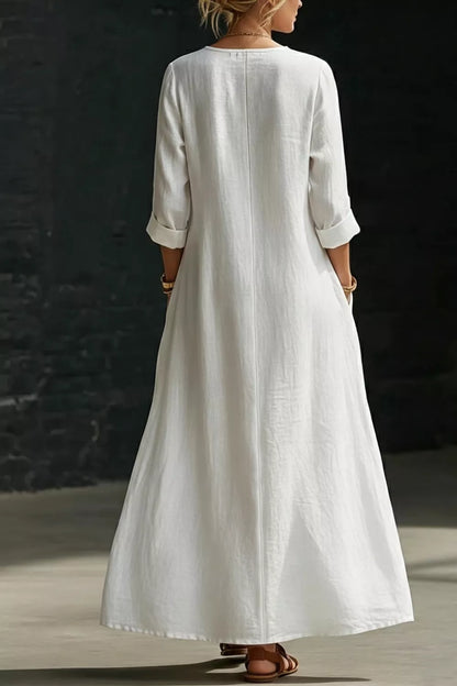 Hazel Blues® |  Surplice Long Sleeve Maxi Dress