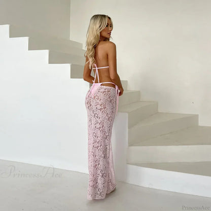 Brazil Long Dress Three Piece Swimsuit