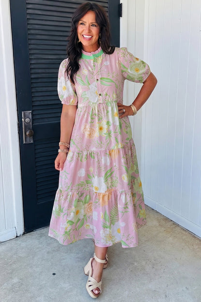 Hazel Blues® |  Sunday Bloom Dress | Floral High Rise Dress