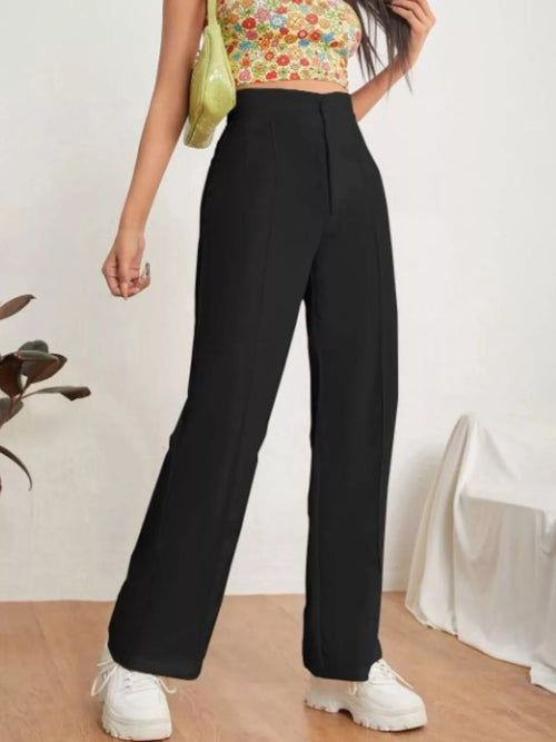 Hazel Blues® |  High Waist Straight Leg Dress Pants