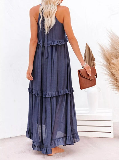 Hazel Blues® |  Ruffle Romance Dress | Ruffle Dress