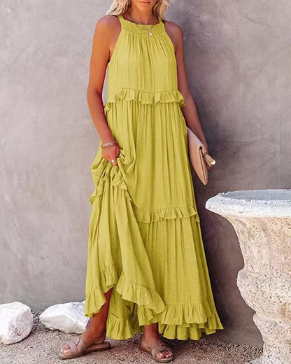 Hazel Blues® |  Ruffle Romance Dress | Ruffle Dress