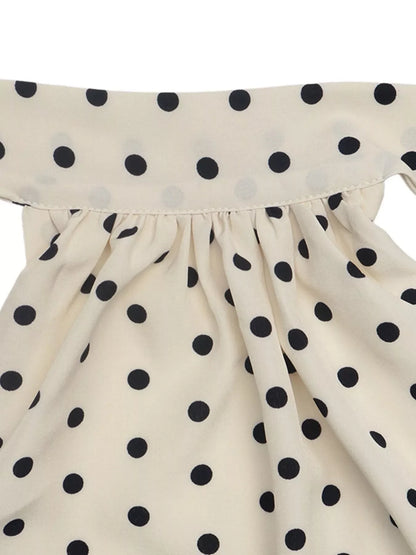 Hazel Blues® |  Polka Dot Halter Neck Mini Dress